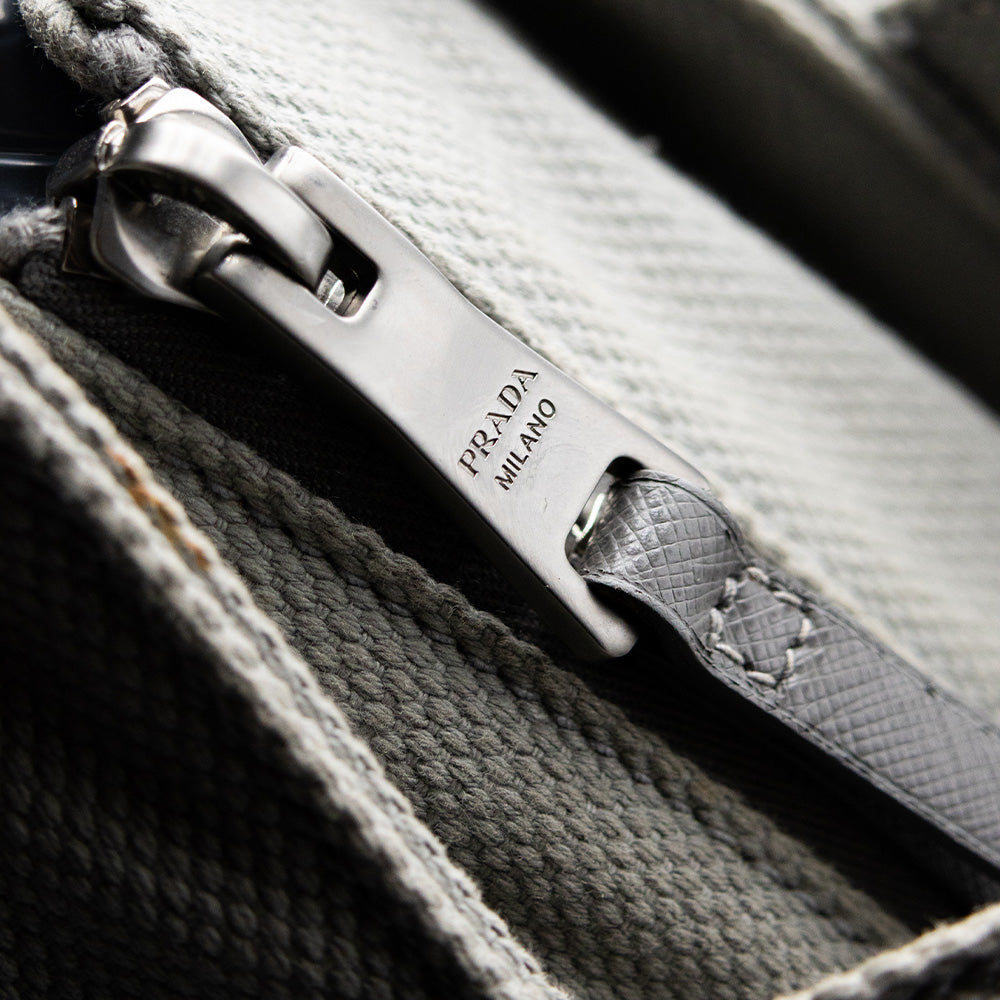 Prada Tote Bag Luna Rossa Gris