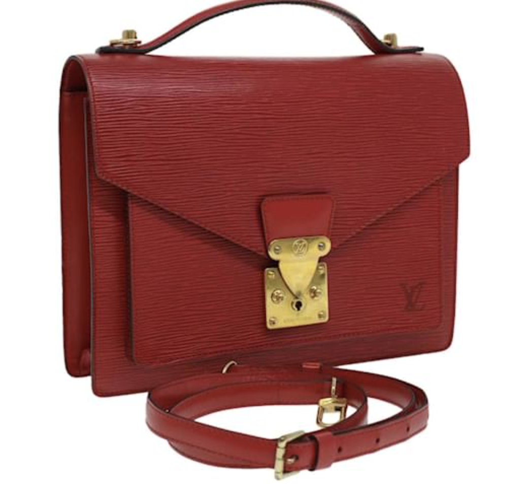 Sac 2way Louis Vuitton Epi Monceau rouge castillan