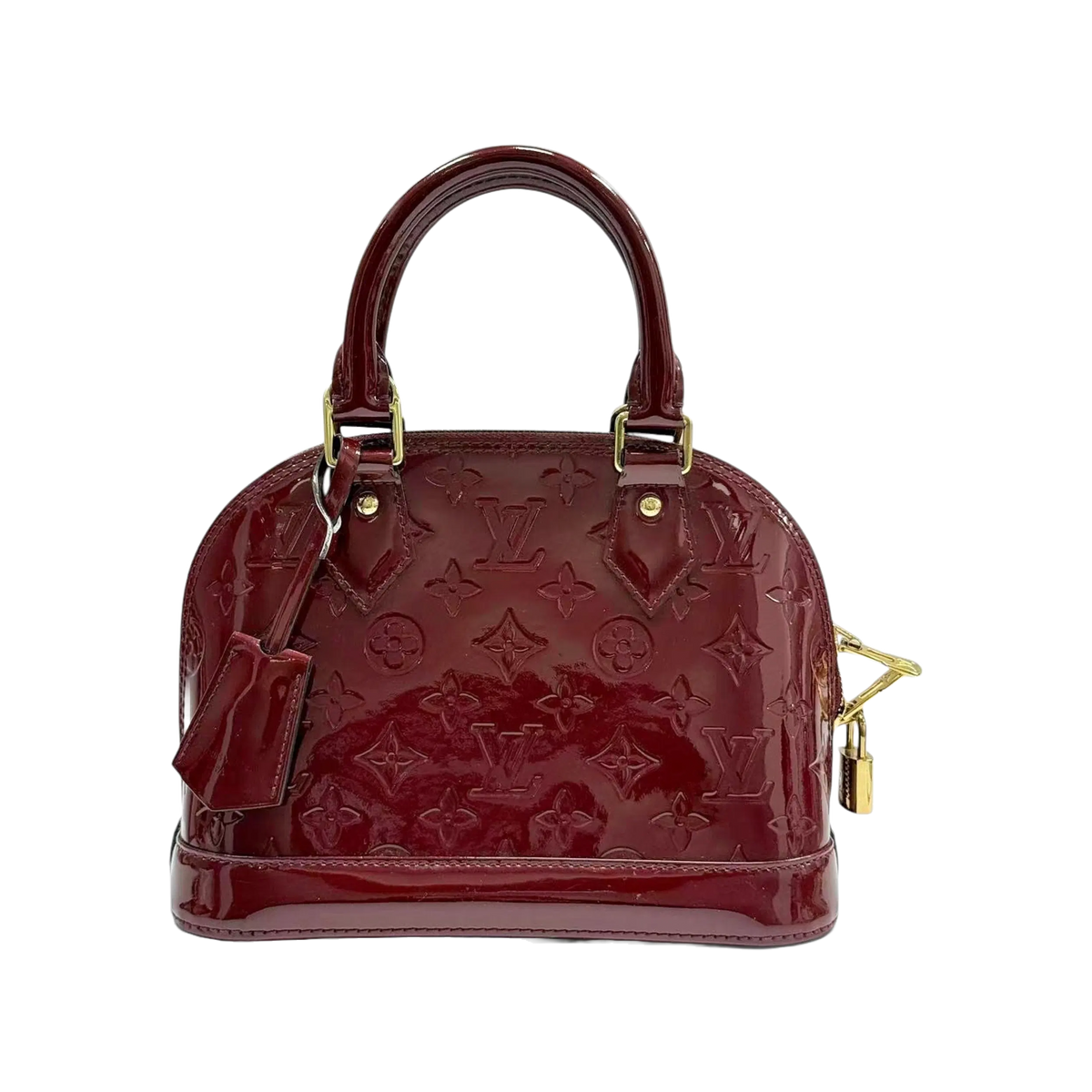 Sac à main Louis Vuitton Alma BB cuir magenta