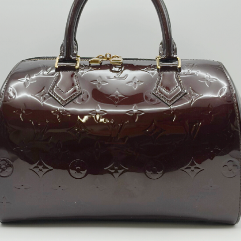 Sac à main Louis Vuitton Speedy 25 Vernis Amarante