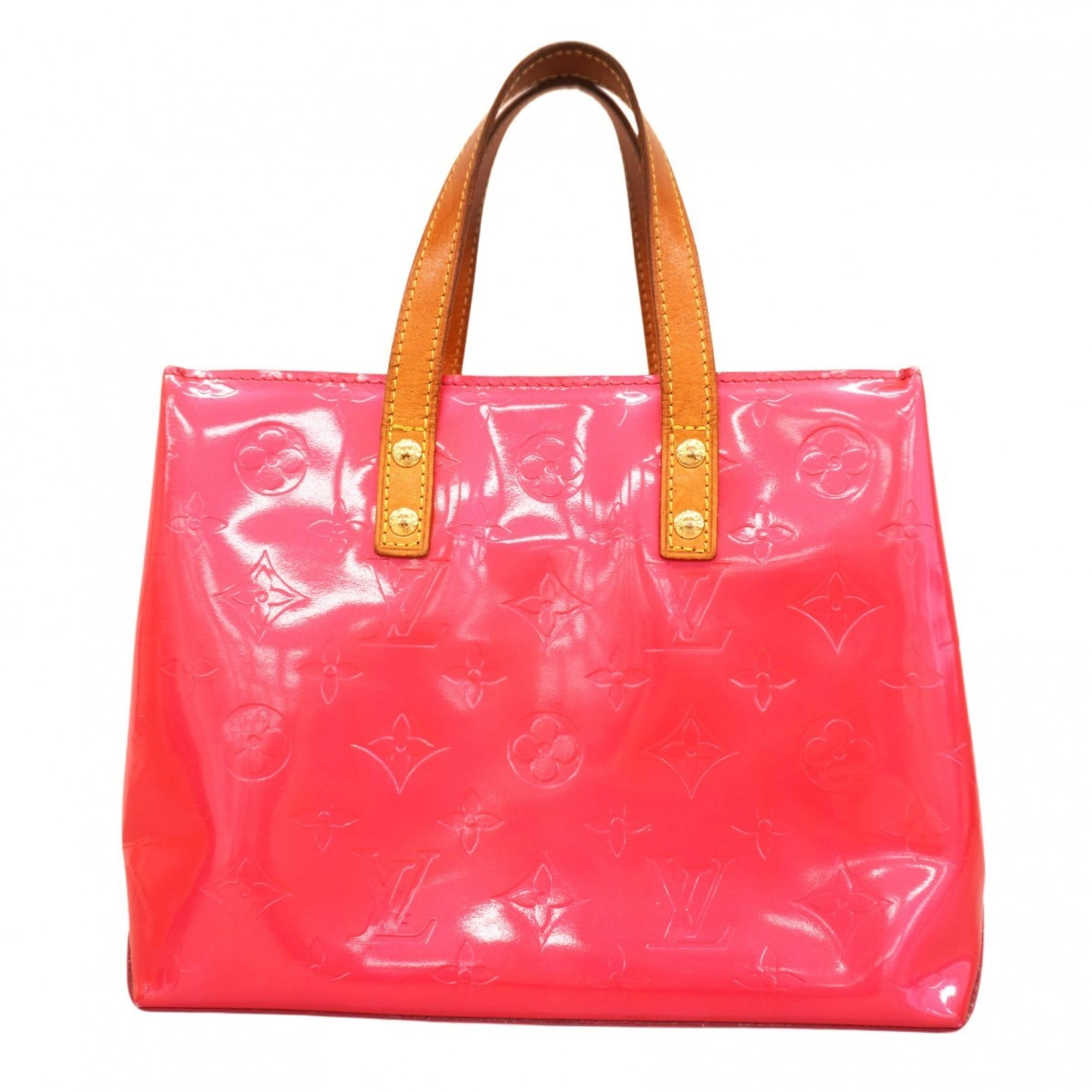 Sac à main Louis Vuitton Vernis Reade PM Fuchsia