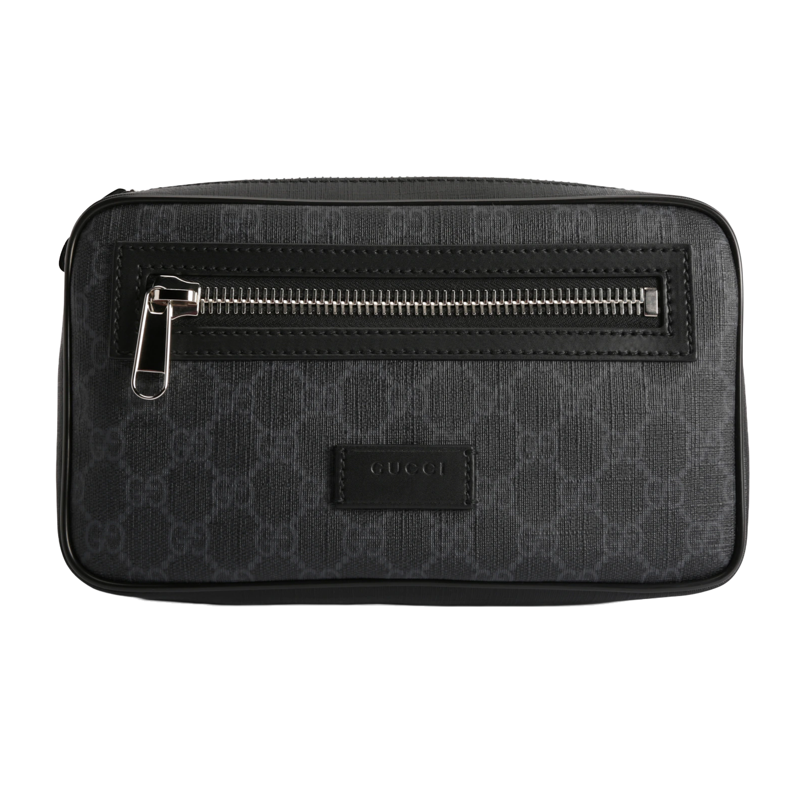 Sac banane GG Supreme Soft Noir / Gris