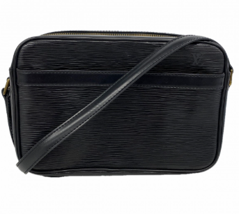 Sac bandoulière Louis Vuitton Epi Trocadéro 24 noir