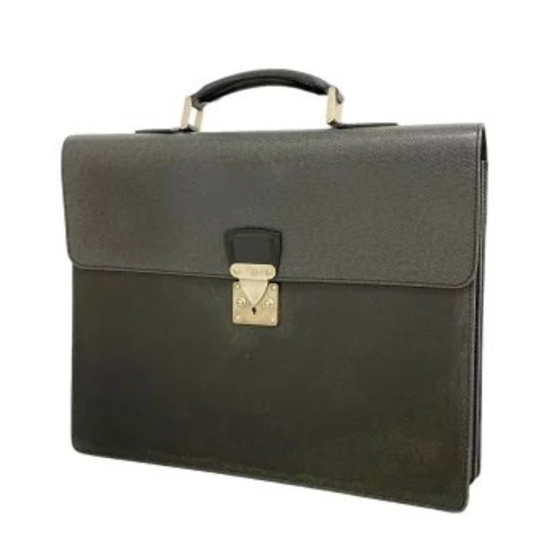 Sac business Louis Vuitton Moskova Taïga ardoise