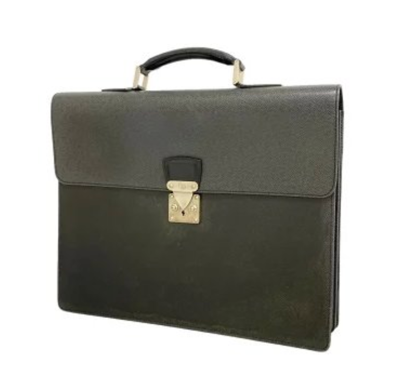 Sac business Louis Vuitton Moskova Taïga ardoise