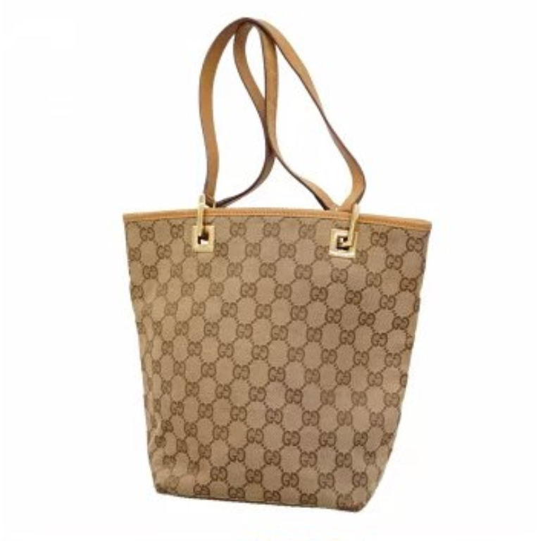 Sac cabas Gucci GG Canvas 002 1099 beige, garnitures dorées