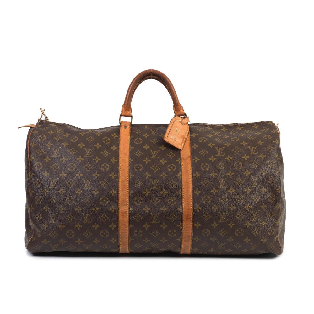 Louis Vuitton Keepall 60 Vintage Monogram Brown Travel Bag