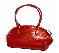 Sac Louis Vuitton Vernis Sherwood PM Pomme d'Amour