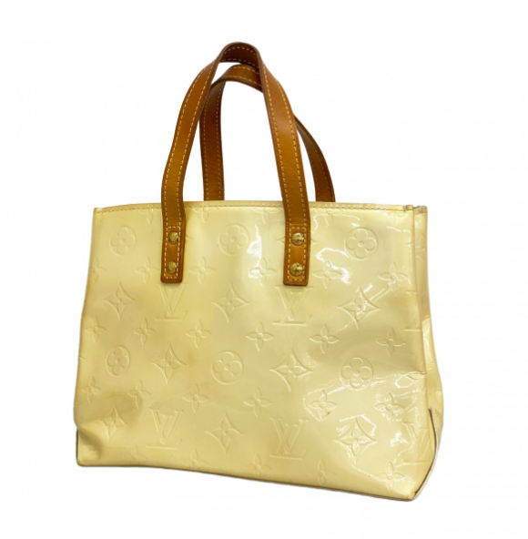 Sac à main Louis Vuitton Reade PM Vernis Eggshell