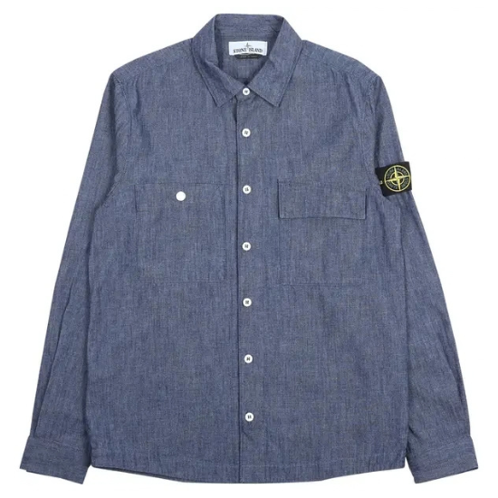 Stone Island Long-Sleeve Button Down Shirt 'Wash'