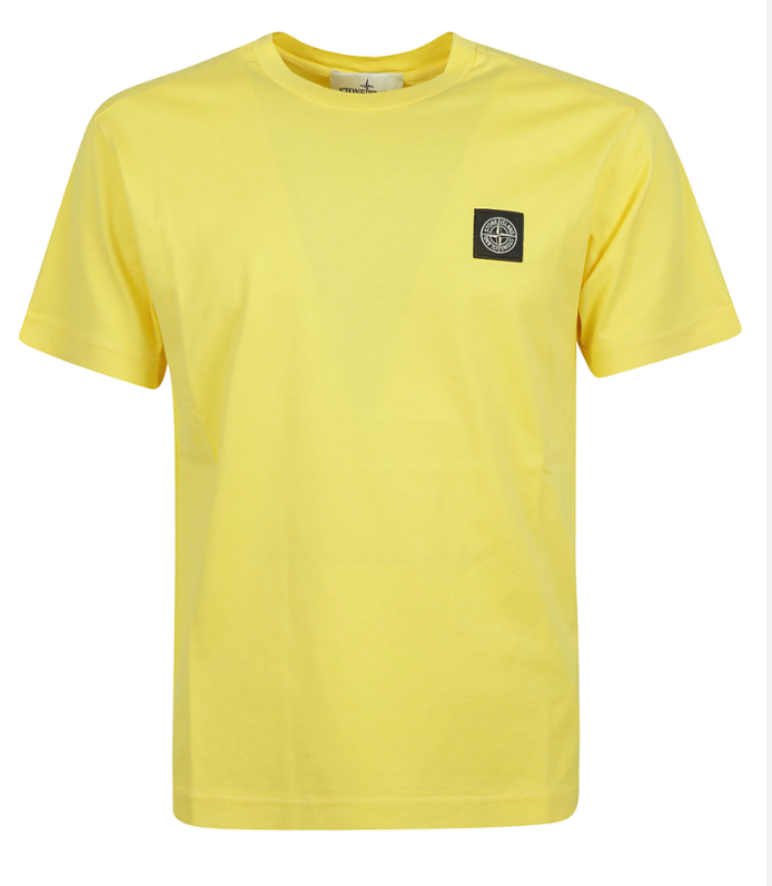 Stone Island Stone Island Patch T-Shirt - Yellow