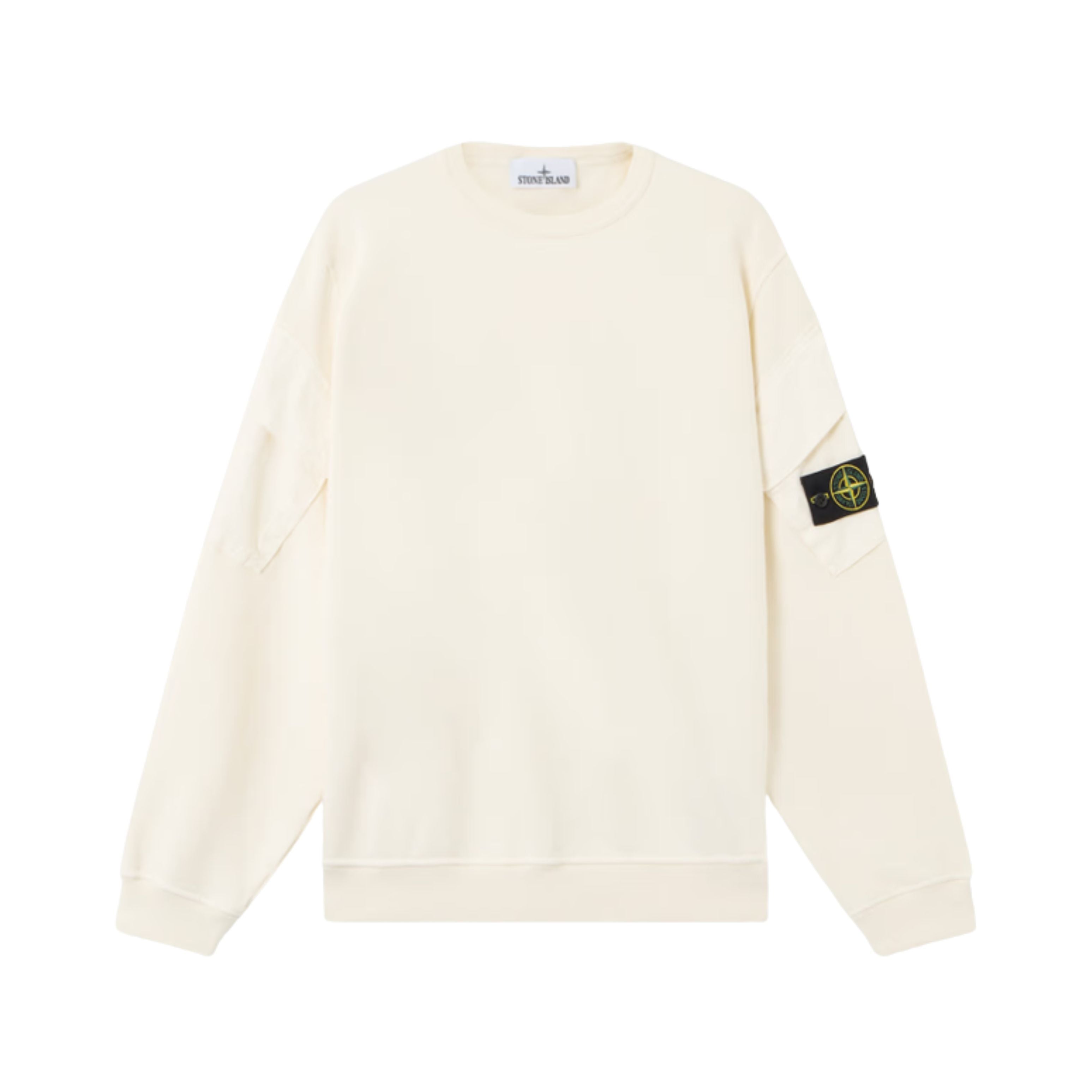 Stone Island Pull Crewneck Brushed Organic Beige