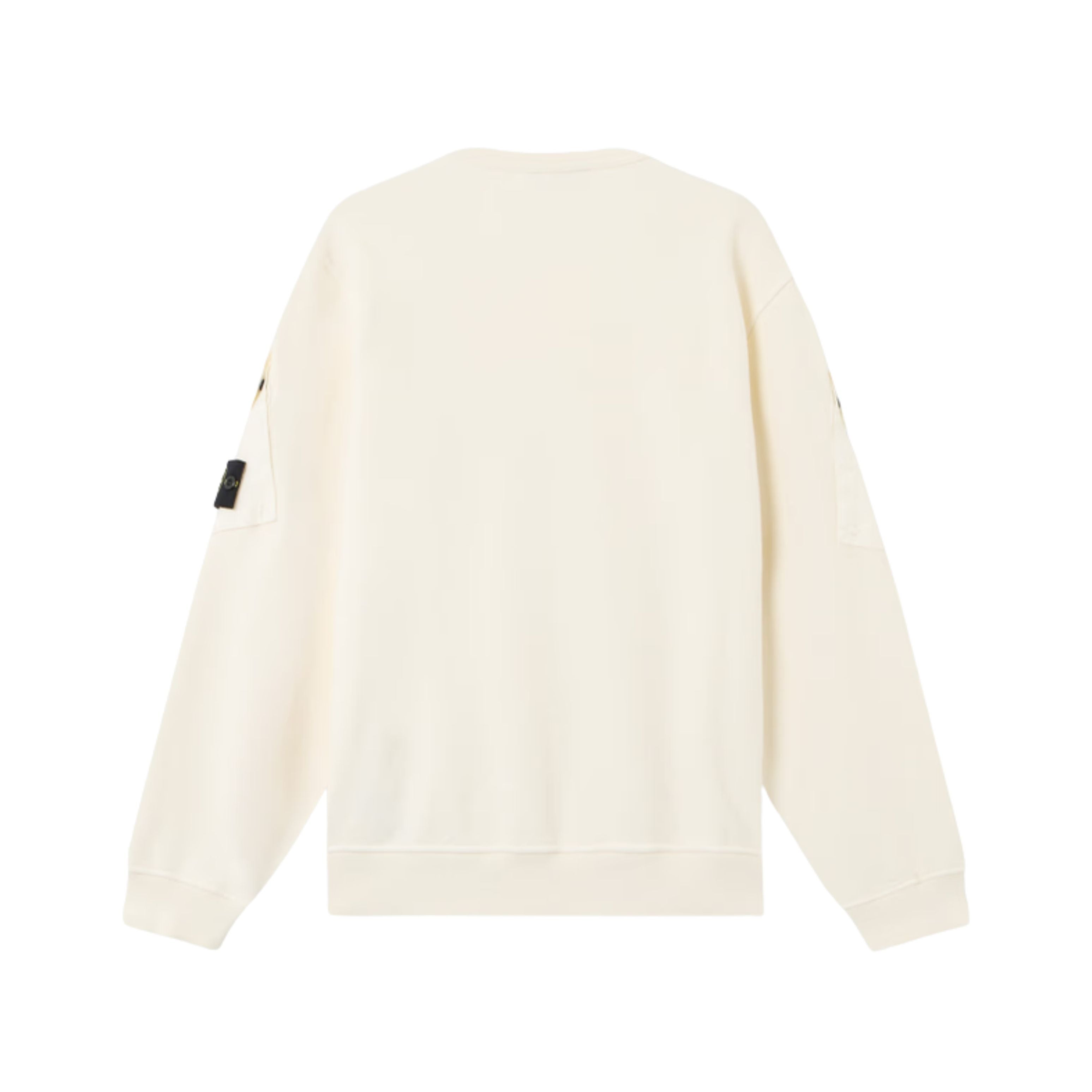 Stone Island Pull Crewneck Brushed Organic Beige