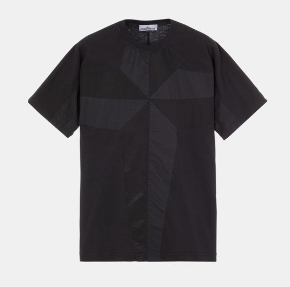 Stone Island T shirt  - Black Patchwork