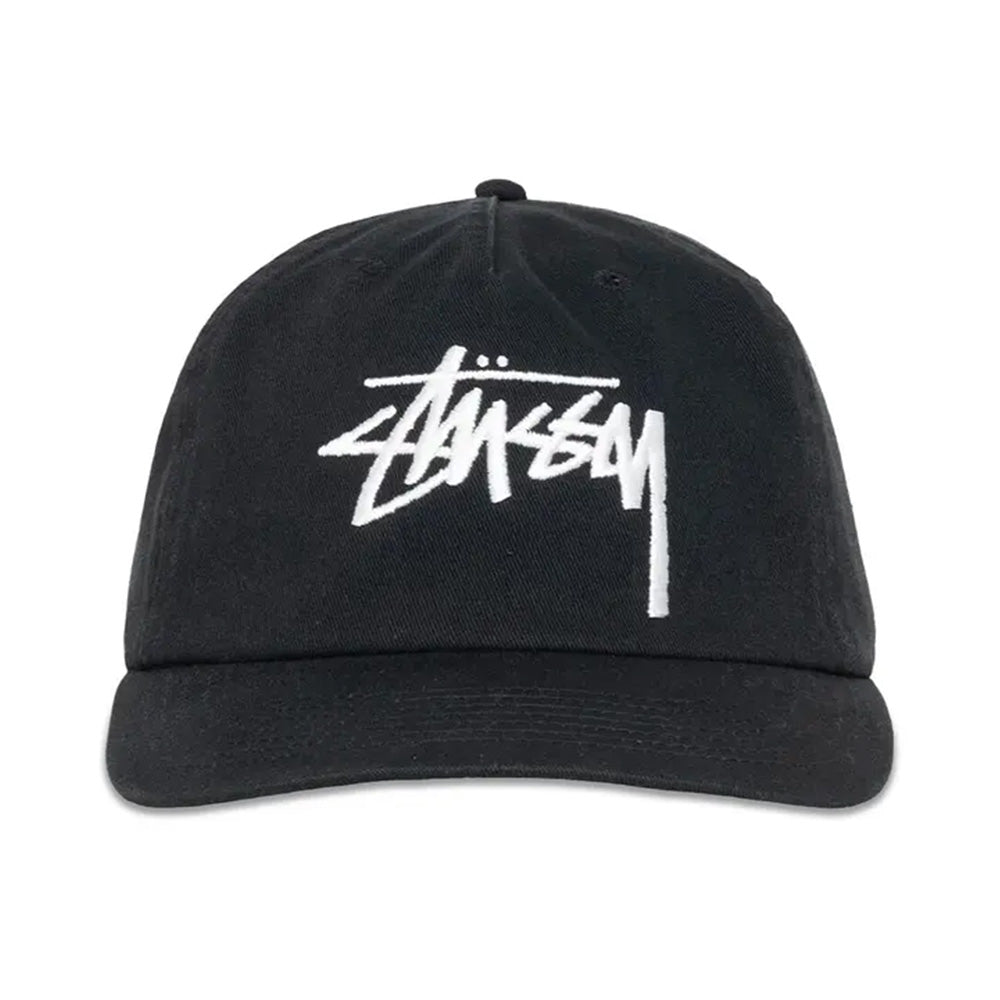 Stussy Casquette Big Stock Snapback Shadow Black