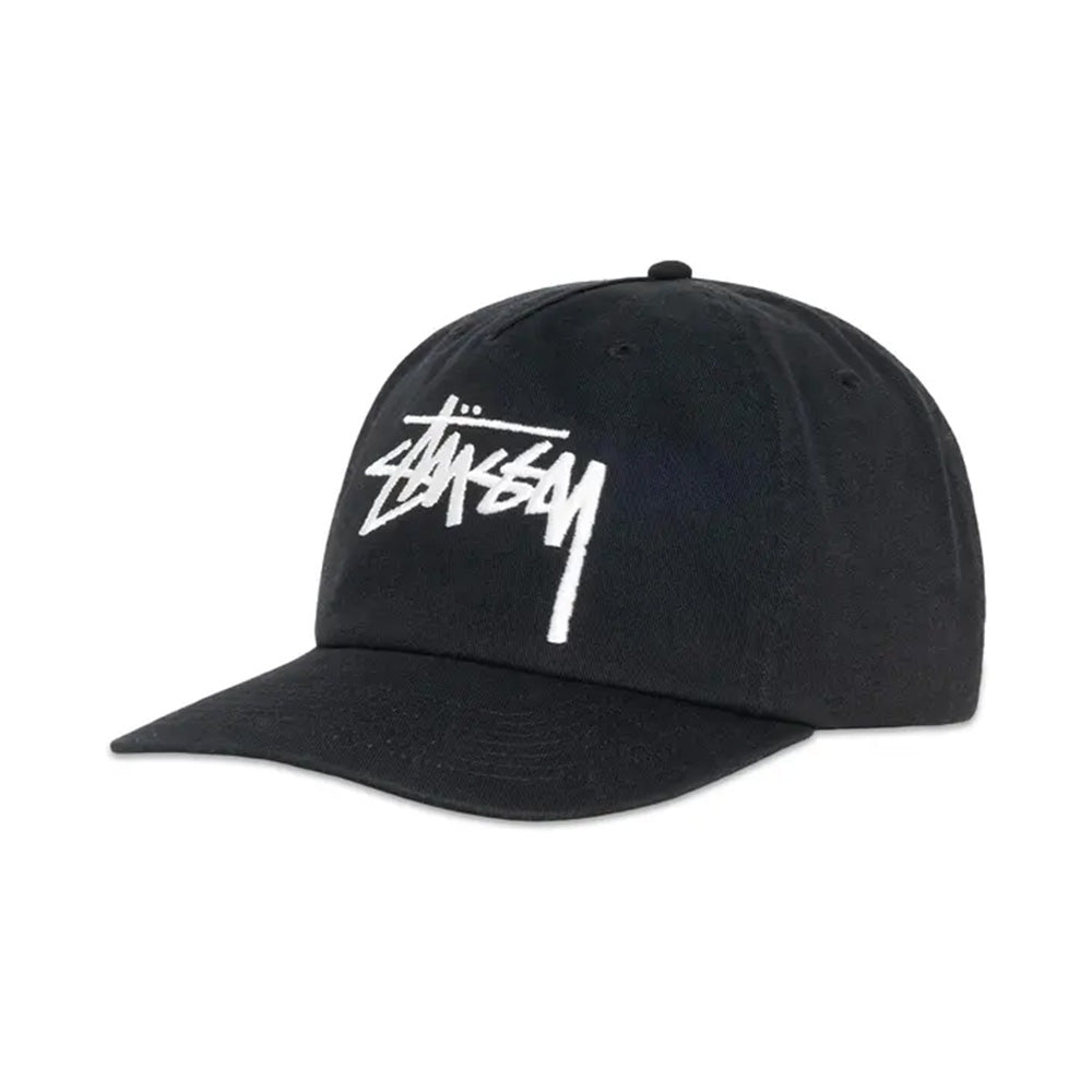 Stussy Casquette Big Stock Snapback Shadow Black