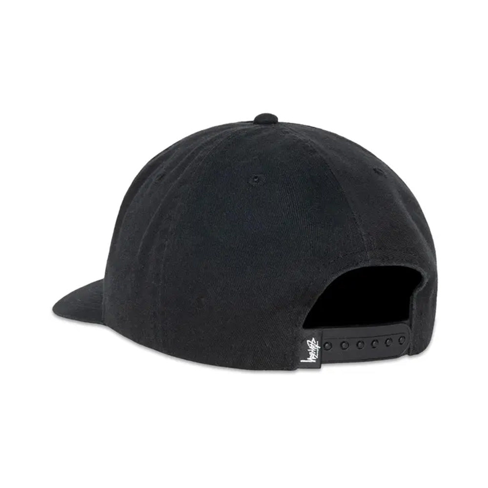 Stussy Casquette Big Stock Snapback Shadow Black