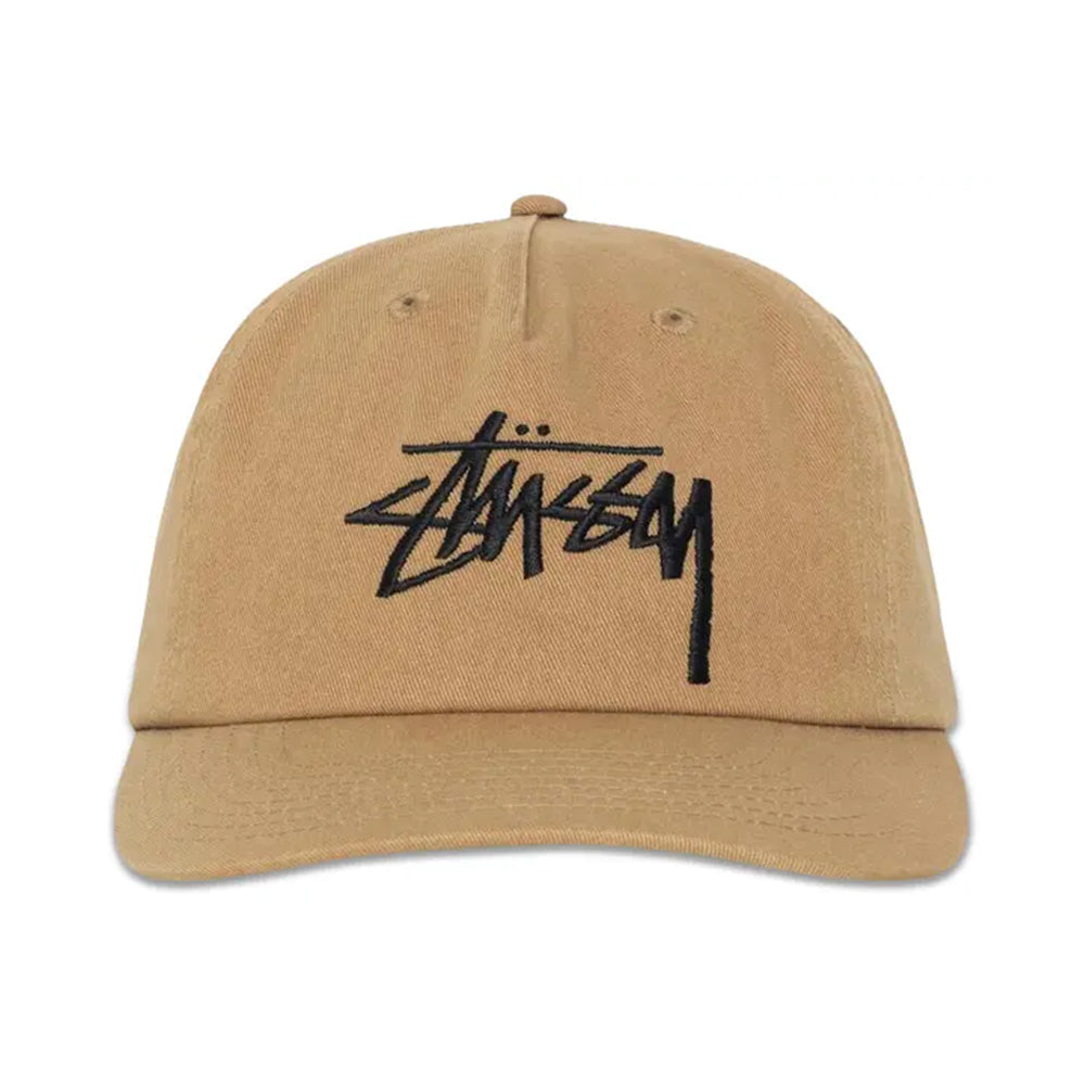 Stussy Casquette Big Stock Snapback Tobacco