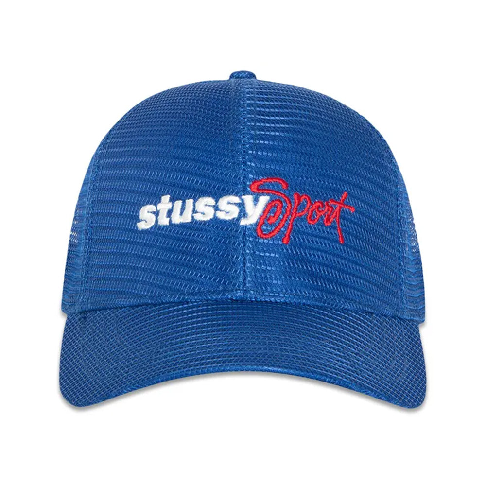 Stussy Casquette Sport Mesh Snapback Bleu