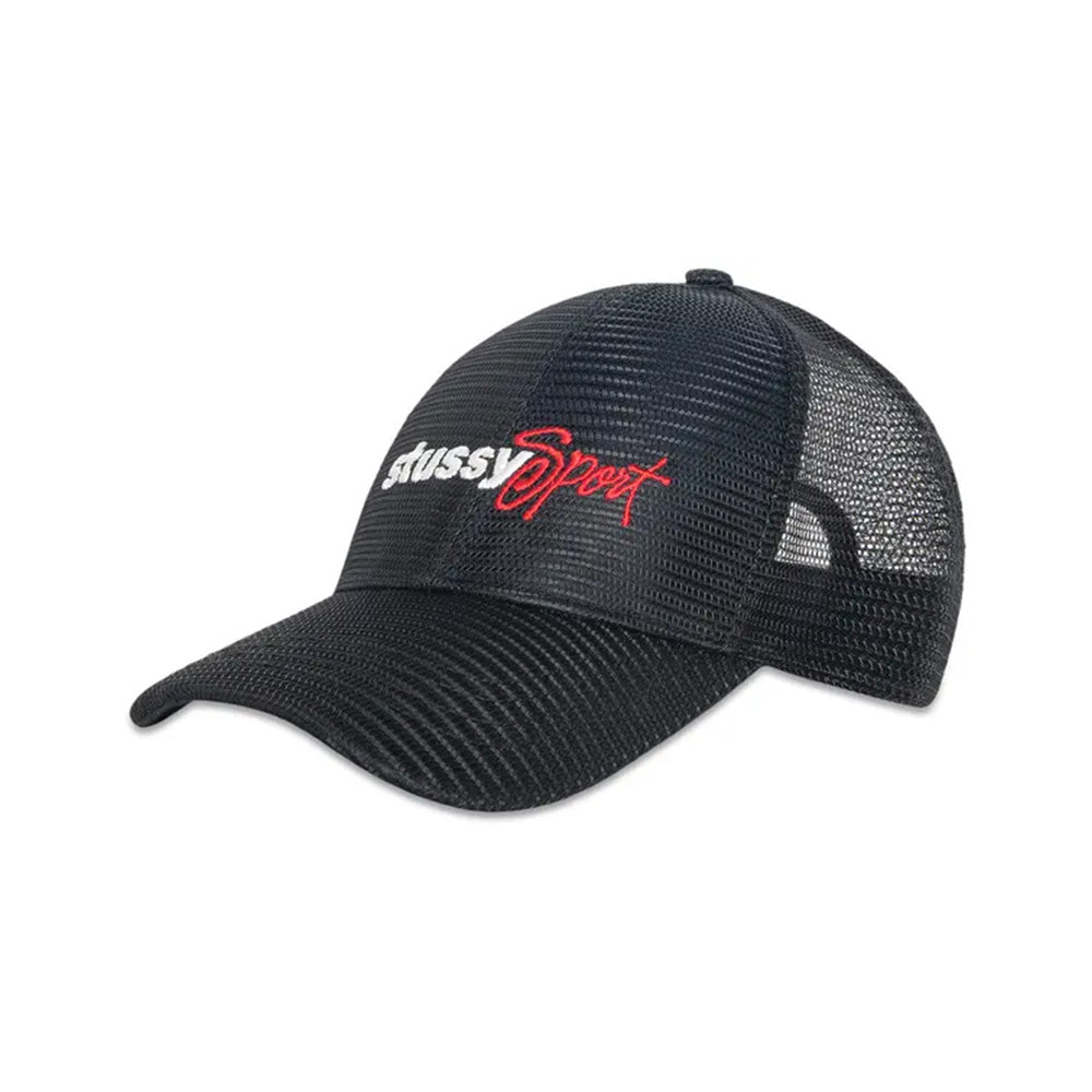 Stussy Casquette Sport Mesh Snapback Noir