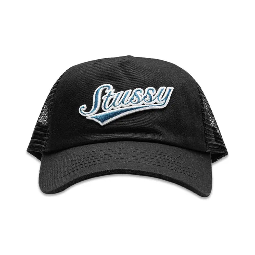 Stussy Casquette Trucker Athletic Noir