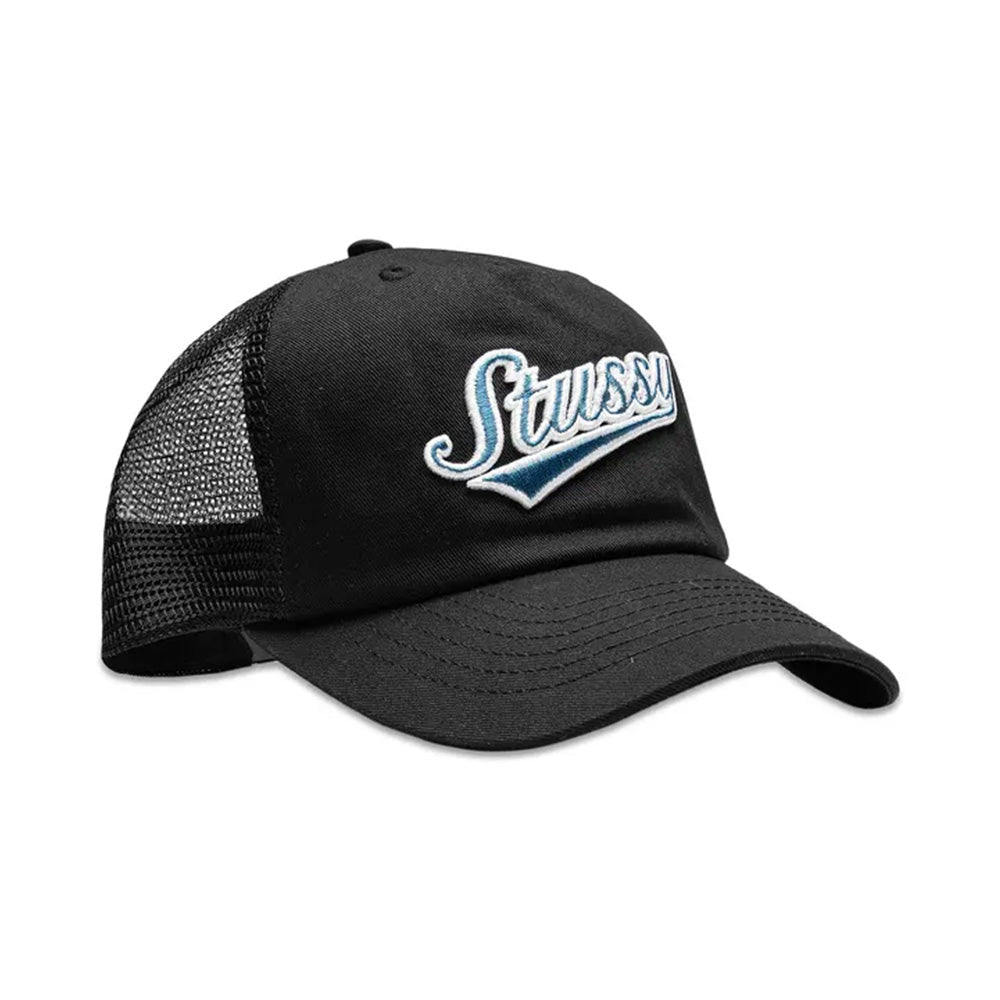 Stussy Casquette Trucker Athletic Noir