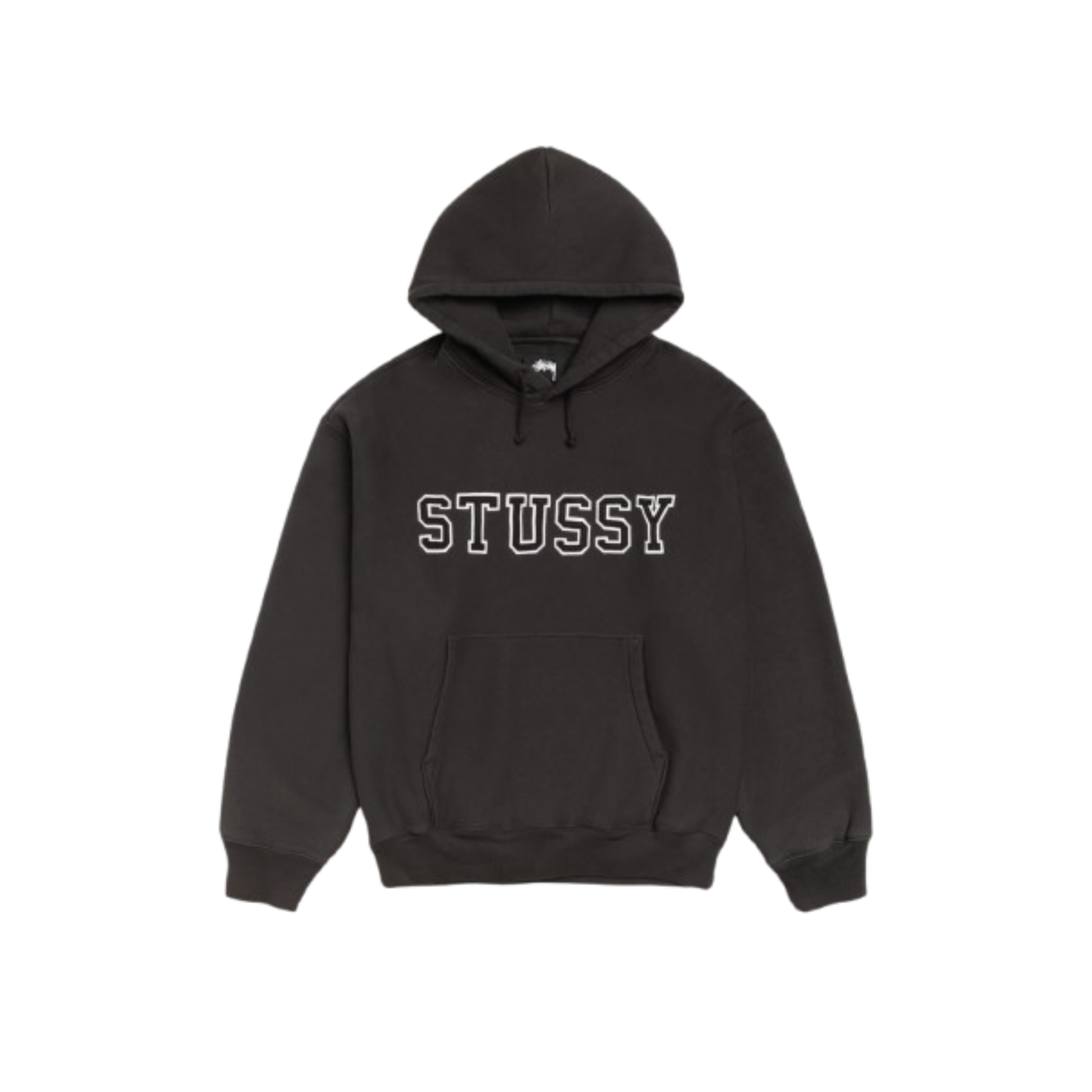 Stussy Felt Applique Hoodie Noir