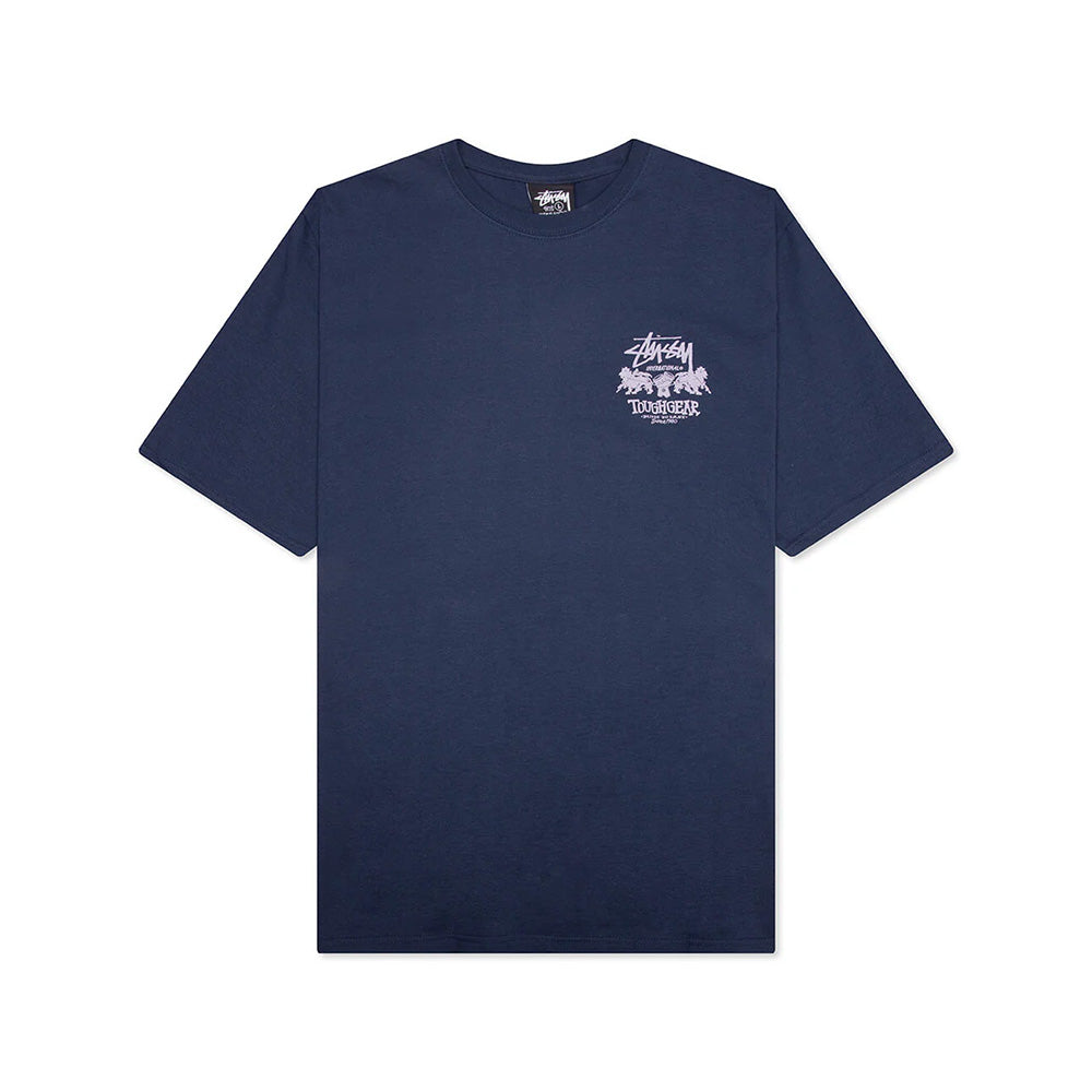 Stussy T-shirt Tough Gear International Bleu