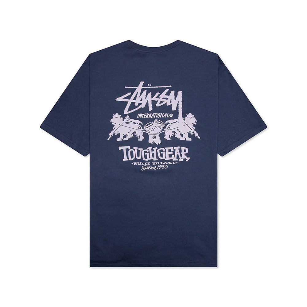 Stussy T-shirt Tough Gear International Bleu
