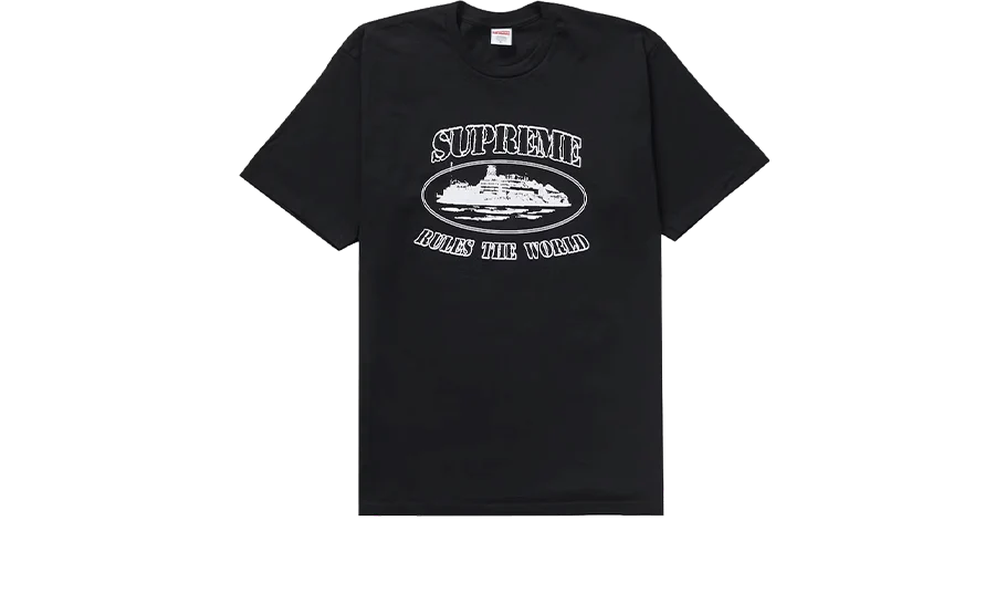 Supreme Supreme Corteiz Rules The World Tee Blac