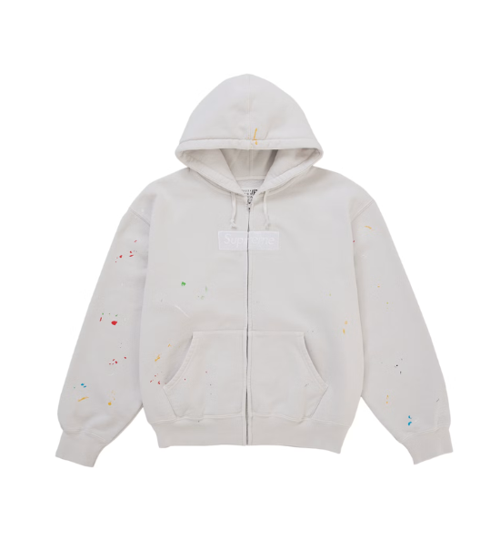 Supreme MM6 Maison Margiela Hoodie Box Logo Blanc