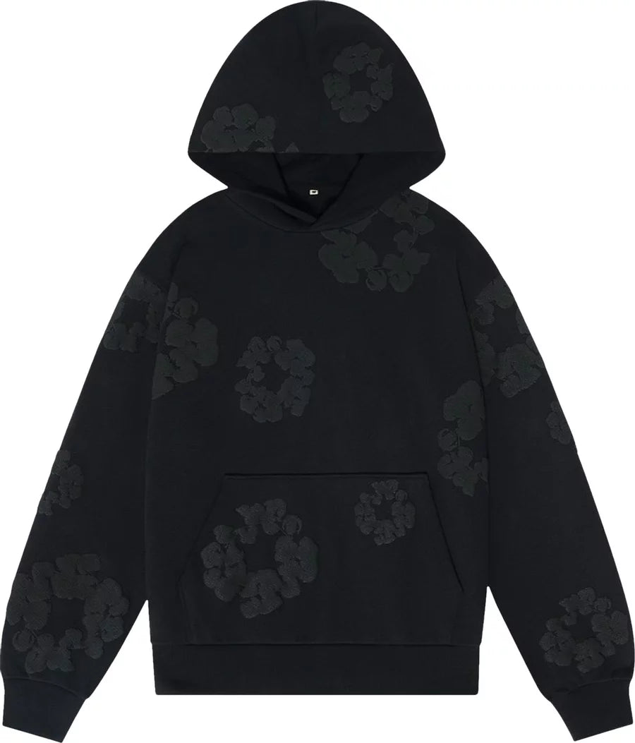 Sweatshirt - The Cotton Wreath - Black Monochrome