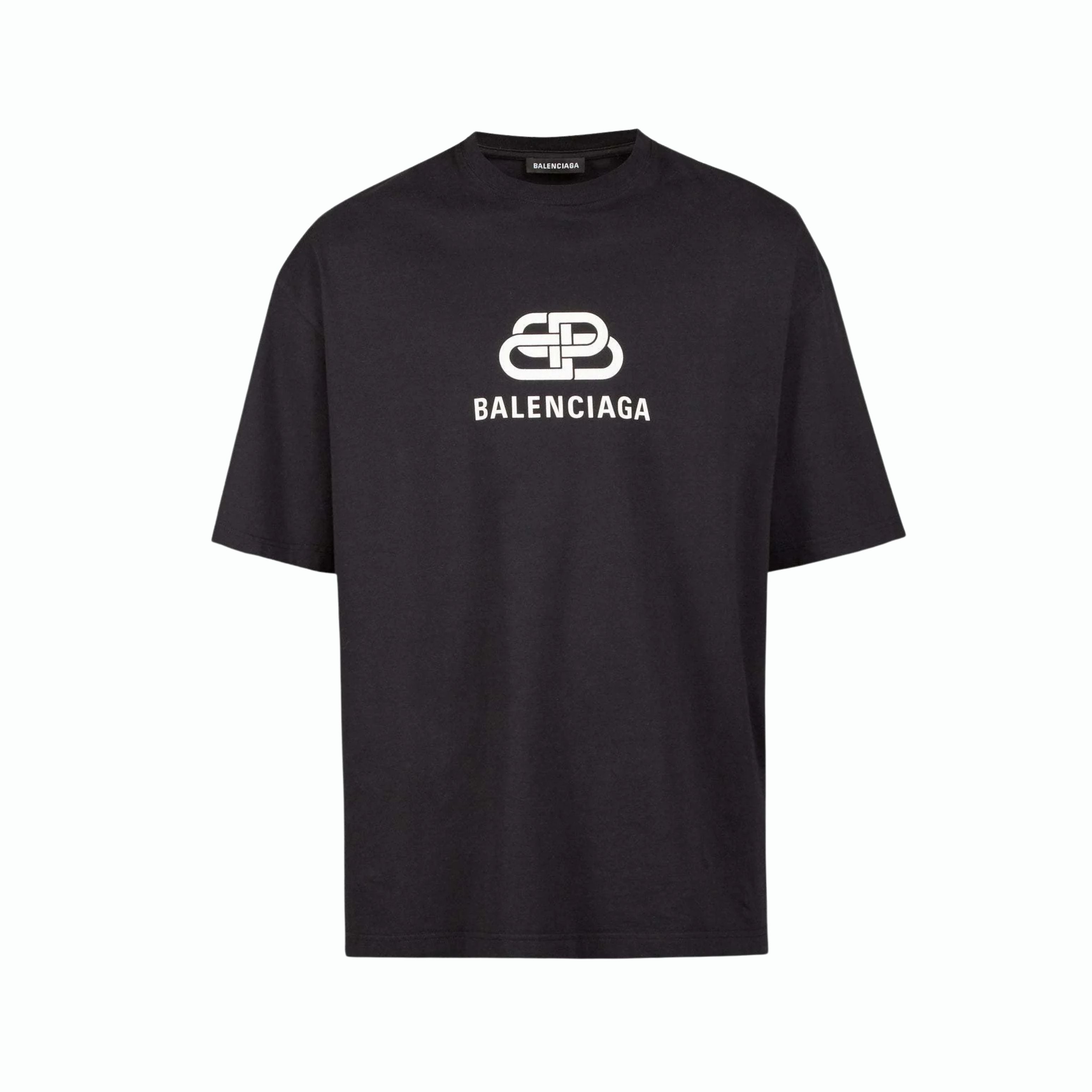 Tee Balenciaga Logo Black