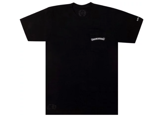 Chrome Hearts TEE NOIR Chrome Hearts Scroll Logo