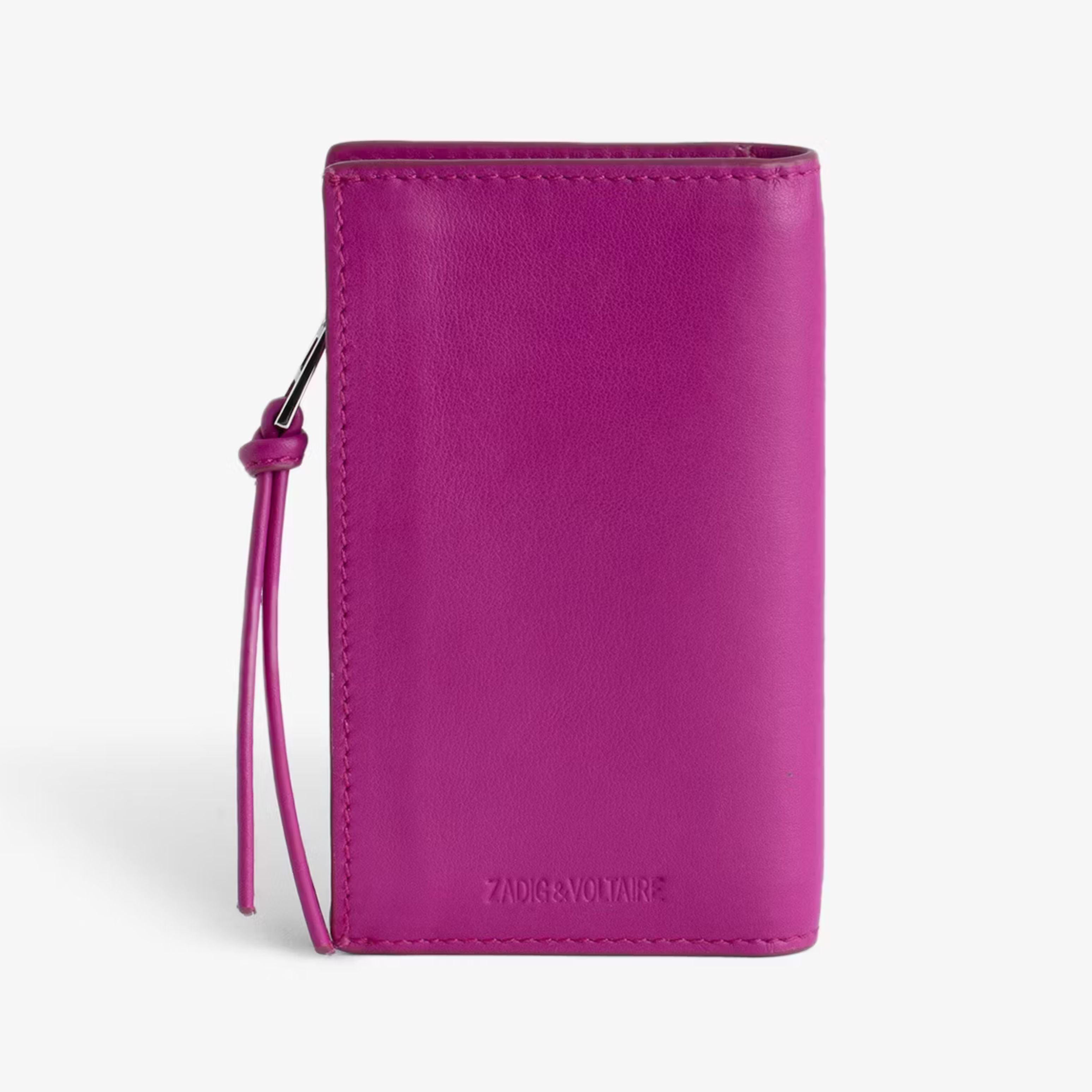 Zadig & Voltaire Porte Carte Compact Eternal Fuschia