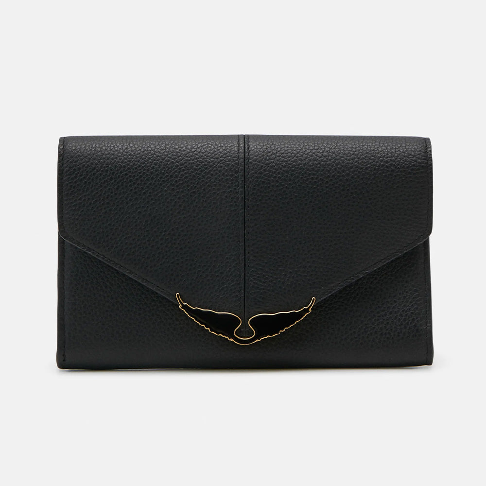 Zadig & Voltaire Porte Feuille Borderline Noir